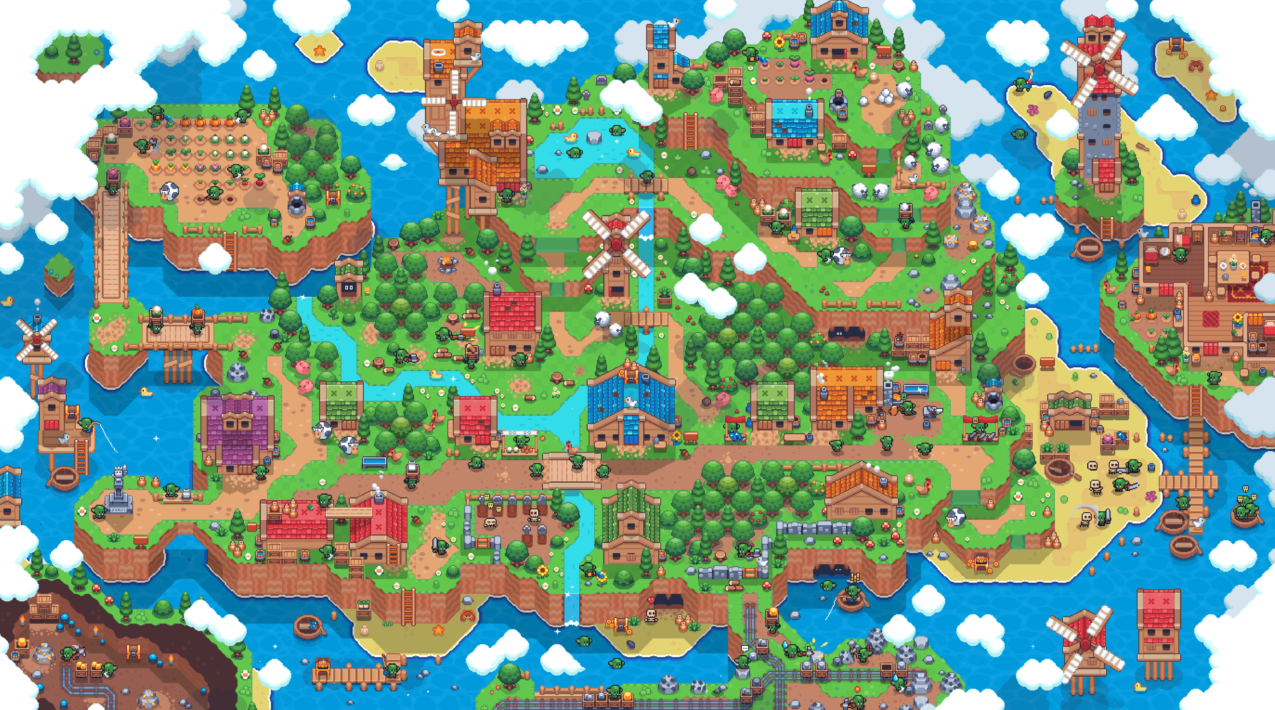 Re-Spark World Map — Top-View RPG